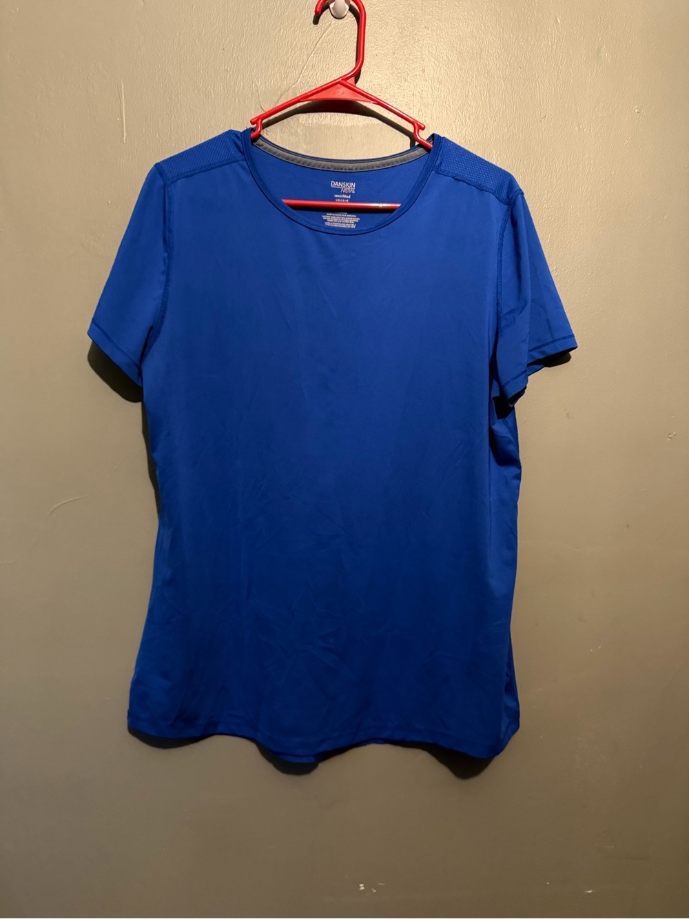Danskin Now Men’s Short-Sleeve Performance Tee - Blue